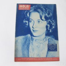 Coleccionismo de Revista Hola: REVISTA HOLA Nº 807. 13 AL 19 DE FEBRERO DE 1960. ALBERTO Y PAOLA. Lote 257892735