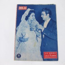 Coleccionismo de Revista Hola: REVISTA HOLA Nº 688 DE 2 DE NOVIEMBRE DE 1957. LA BODA DE LOLA FLORES. Lote 257896095