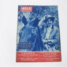 Coleccionismo de Revista Hola: REVISTA HOLA Nº 819. 7 AL 13 DE MAYO DE 1960. FRANCO ACLAMADO EN BARCELONA. Lote 257896565
