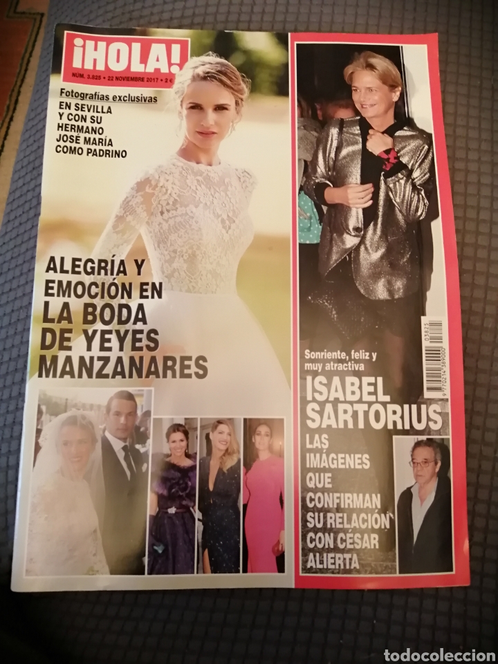 Collectionnisme de Magazine &iexcl;Hola!: Revista HOLA Num 3.825 Nov. 2017