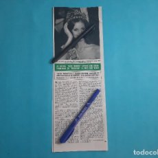 Coleccionismo de Revista Hola: SARAH JANE HUTT- MISS MUNDO- ESPERA CON ANSIA TERMINAR SU REINADO -ENTREVISTA - RECORTE -AÑO 1984