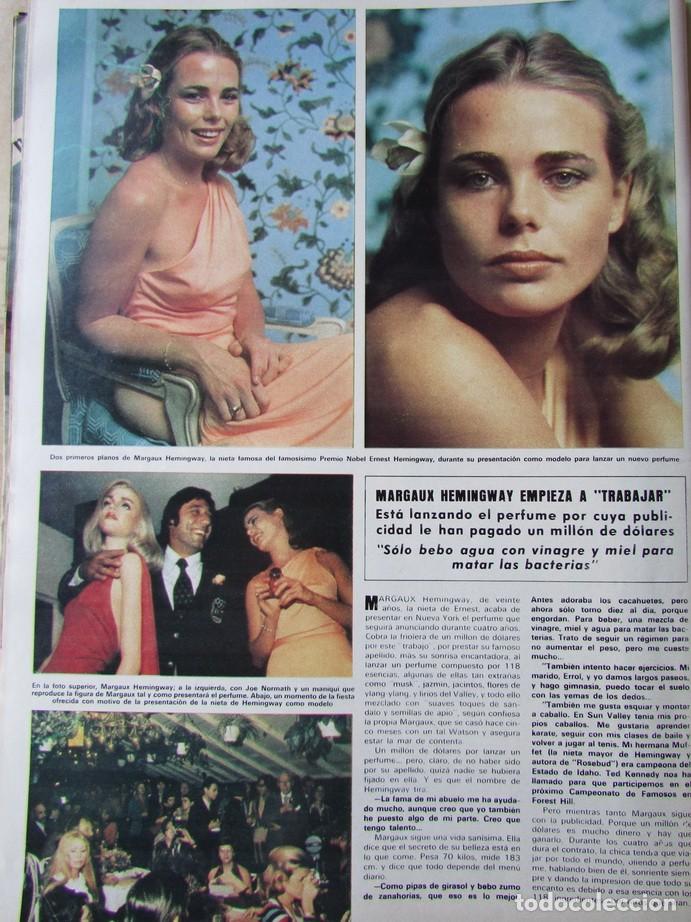 Coleccionismo de Revista Hola: RECORTE REVISTA HOLA N.&ordm; 1633 1975 MARGAUX HEMINGWAY