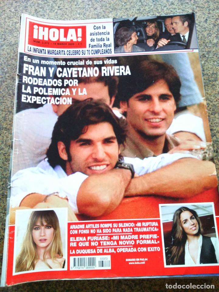 Sammeln von Zeitschriften &iexcl;Hola!: REVISTA HOLA - N&ordm; 3372 -- 18 DE MARZO 2009 -- FRAN Y CAYETANO RIVERA --