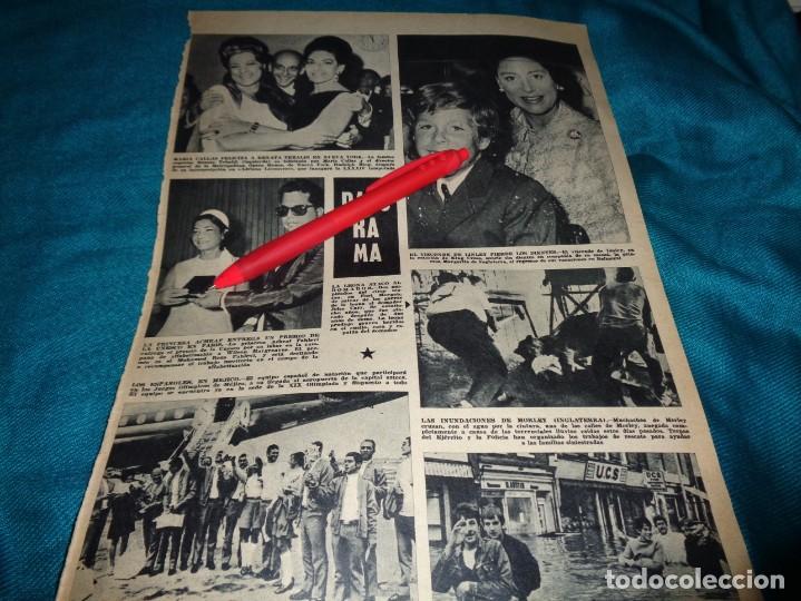 Colecionismo da Revista &iexcl;Hola!: RECORTE : MARIA CALLAS FELICITA A RENATA TEBALDI. . HOLA, SPTMBRE 1968(#)