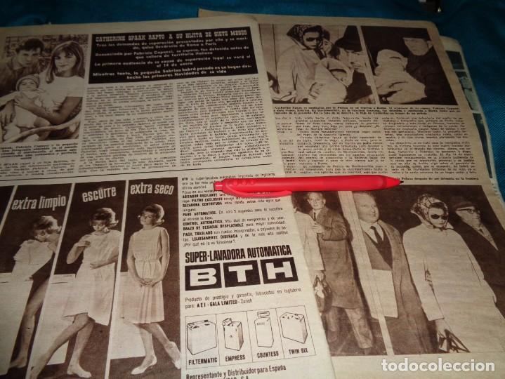 Colecionismo da Revista &iexcl;Hola!: RECORTE : CATHERINE SPAAK, RAPTA A SU HIJA. HOLA, DCMBRE 1963(#)