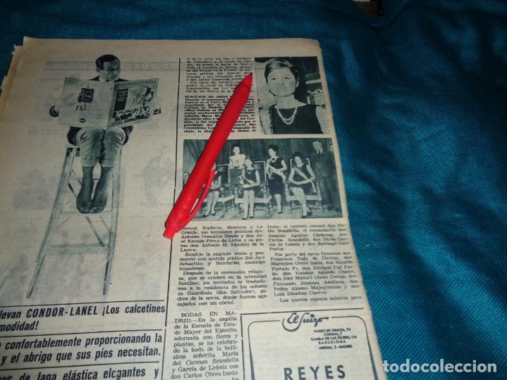 Colecionismo da Revista &iexcl;Hola!: RECORTE : ELECCION DE MISS GALICIA EN MADRID. HOLA, DCMBRE 1963(#)