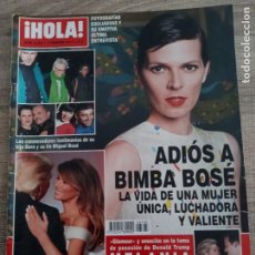 Coleccionismo de Revista Hola: HOLA REVISTA 3.783.ADIOS A BIMBA BOSE.DAVID BISBAL ANDRES VELENCOSO ETC.... Lote 268601854