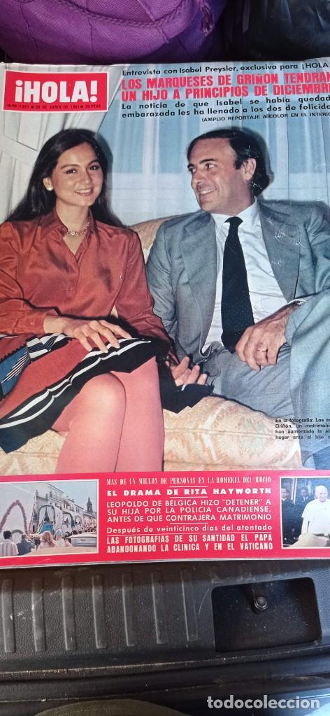 Collectionnisme de Magazine &iexcl;Hola!: REVISTA HOLA NUMERO 1921.20 JUNIO 1981