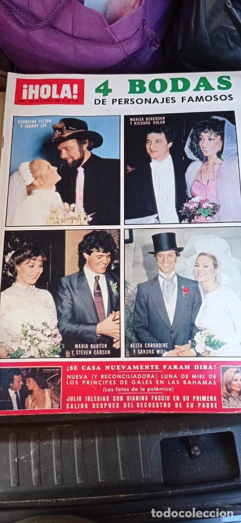 Collectionnisme de Magazine &iexcl;Hola!: REVISTA HOLA NUMERO 1958.6 MARZO 1982