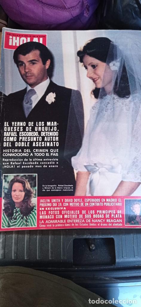 Collectionnisme de Magazine &iexcl;Hola!: REVISTA HOLA NUMERO 1913.25 ABRIL 1981
