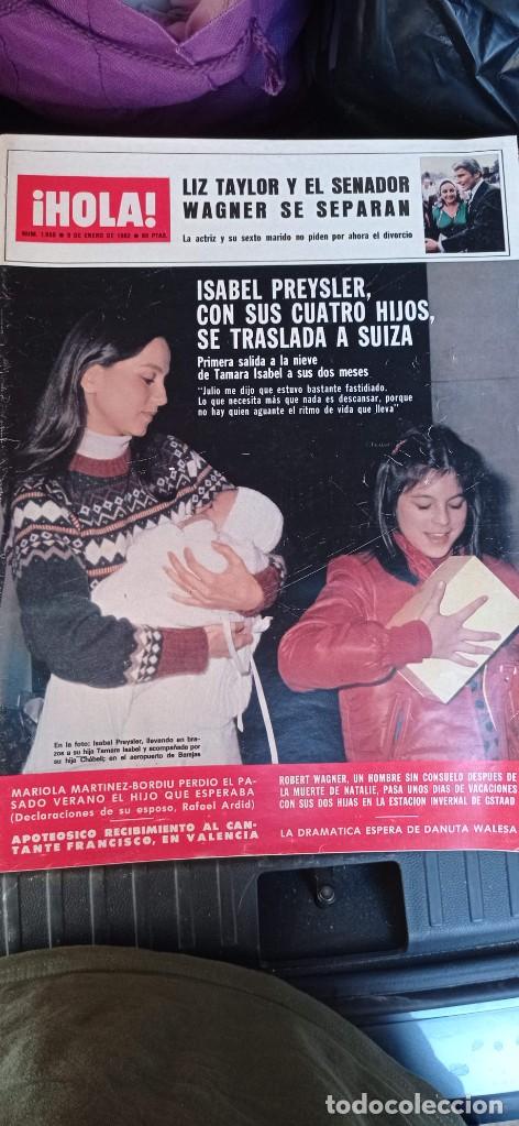 Collectionnisme de Magazine &iexcl;Hola!: REVISTA HOLA NUMERO 1950.9 ENERO 1982