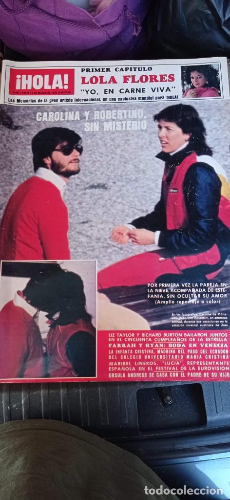 Collectionnisme de Magazine &iexcl;Hola!: REVISTA HOLA NUMERO 1959.13 MARZO 1982