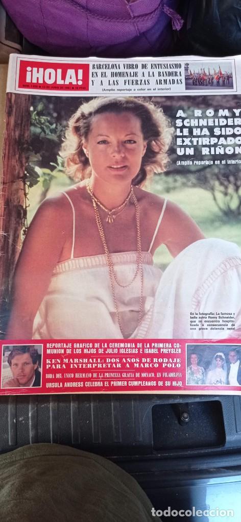 Collectionnisme de Magazine &iexcl;Hola!: REVISTA HOLA NUMERO 1920.13 JUNIO 1981