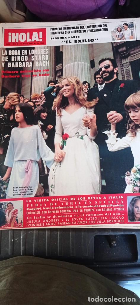 Collectionnisme de Magazine &iexcl;Hola!: REVISTA HOLA NUMERO 1916. 16 MAYO 1981