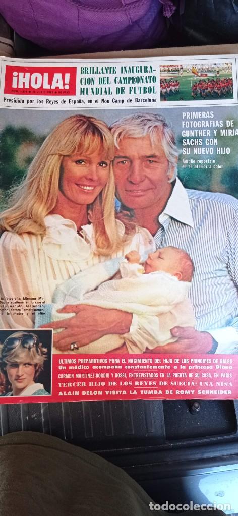 Collectionnisme de Magazine &iexcl;Hola!: REVISTA HOLA NUMERO 1974. 26 JUNIO 1982