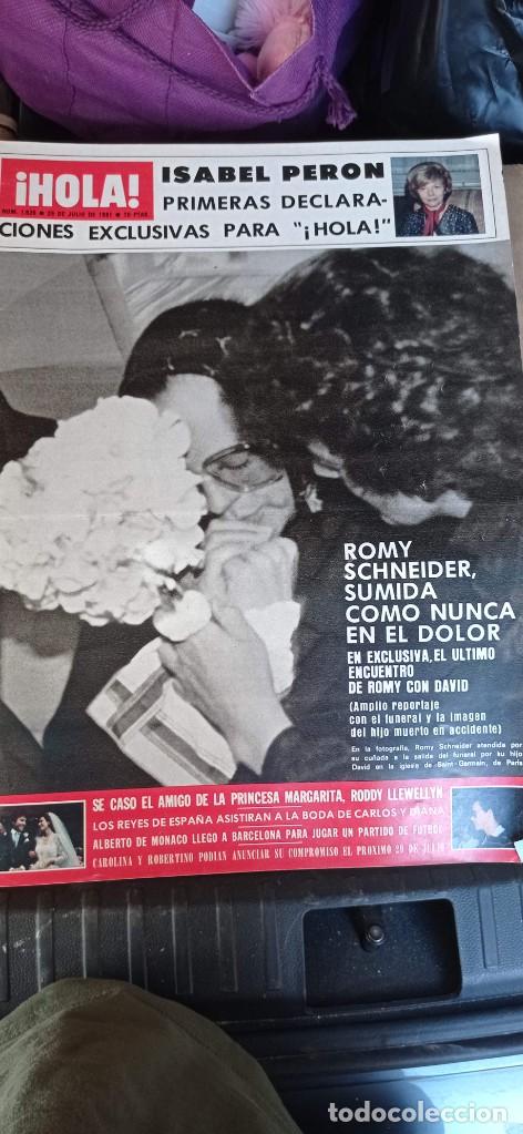 Collectionnisme de Magazine &iexcl;Hola!: REVISTA HOLA NUMERO 1926-25 JULIO 1981