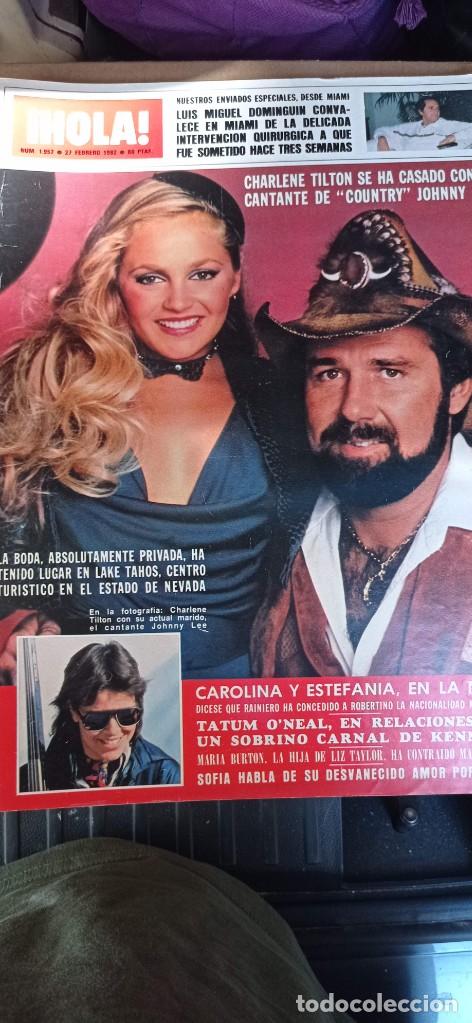 Collectionnisme de Magazine &iexcl;Hola!: REVISTA HOLA NUMERO 1957. 27 FEBRERO 1982