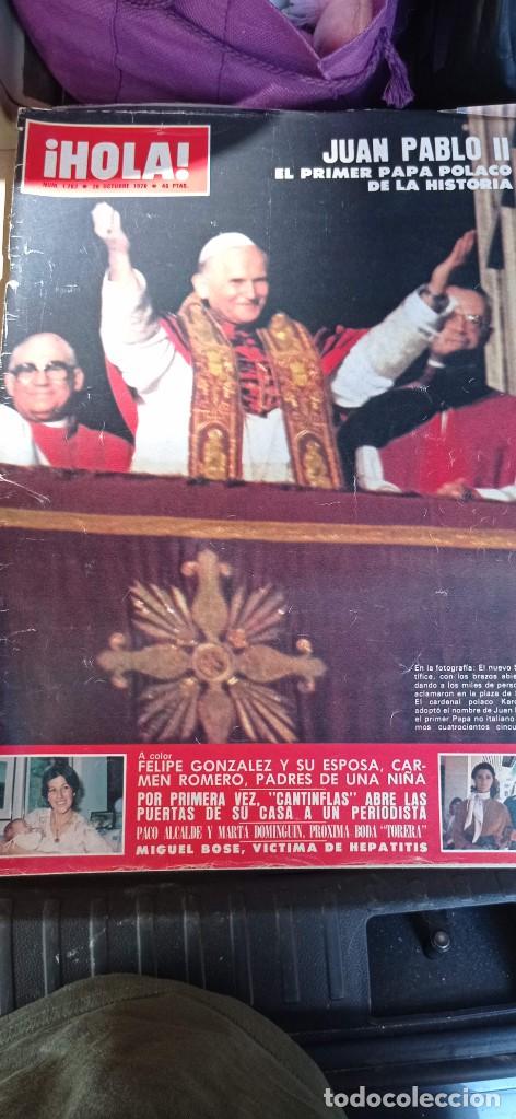 Collectionnisme de Magazine &iexcl;Hola!: REVISTA HOLA NUMERO 1783. 28 OCTUBRE 1978