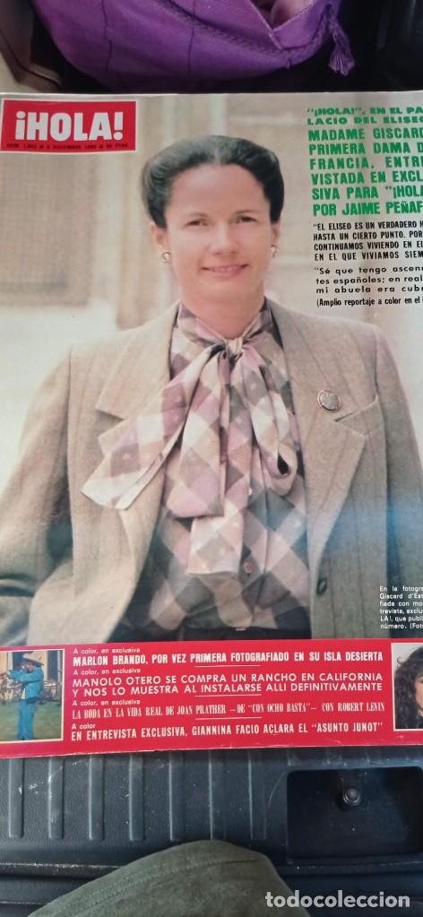 Collectionnisme de Magazine &iexcl;Hola!: REVISTA HOLA NUMERO 1893. 6 DICIEMBRE 1980