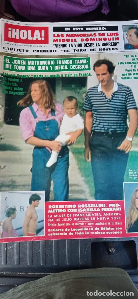 Collectionnisme de Magazine &iexcl;Hola!: REVISTA HOLA NUMERO 2042. 15 OCTUBRE 1983