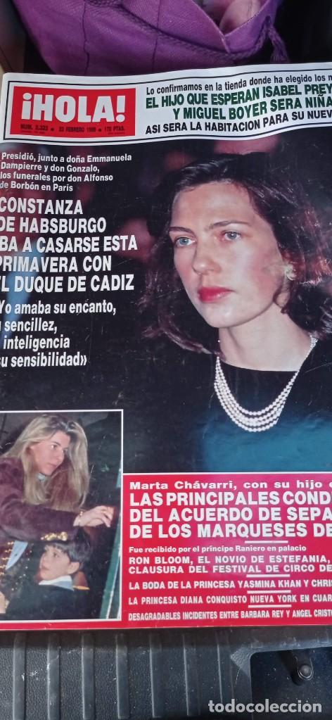 Collectionnisme de Magazine &iexcl;Hola!: REVISTA HOLA NUMERO 2323. 23 FEBRERO 1989