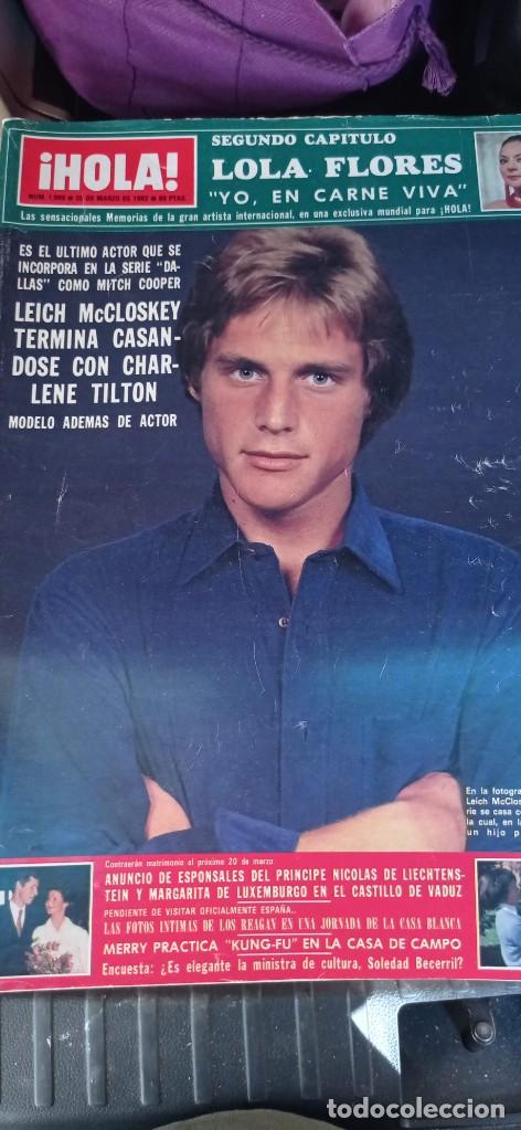 Collectionnisme de Magazine &iexcl;Hola!: REVISTA HOLA NUMERO 1960. 20 MARZO 1982