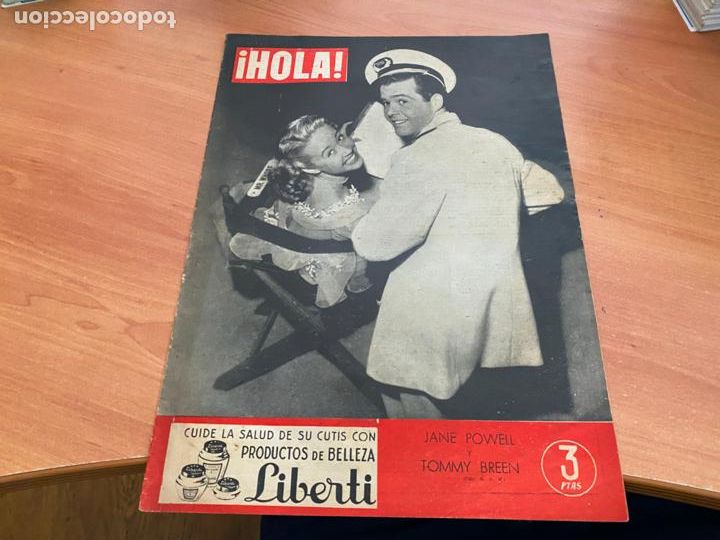 Collectionnisme de Magazine &iexcl;Hola!: HOLA N&ordm; 196, 29 MAYO 1948. PORTADA JANE POWELL TOMMY BREEN. (AB-3)
