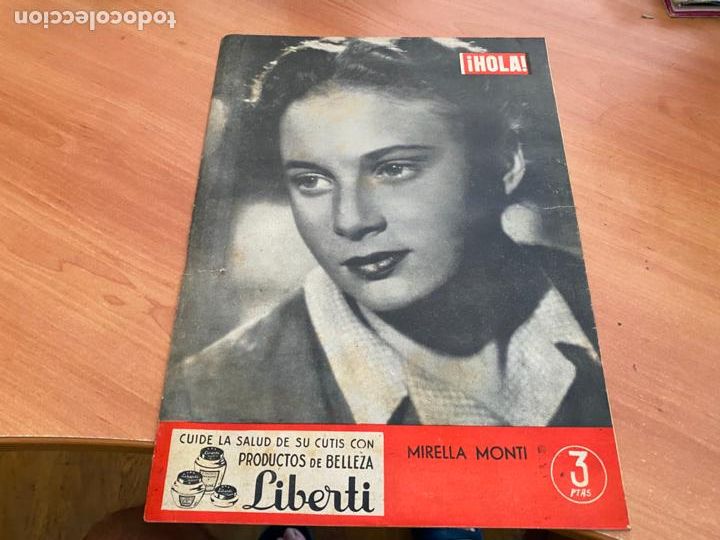 Collectionnisme de Magazine &iexcl;Hola!: HOLA N&ordm; 206, 7 AGOSTO 1948. PORTADA MIRELLA MONTI. JUEGOS OLIMPICOS LONDRES. REGATAS S'AGARO (AB-3)