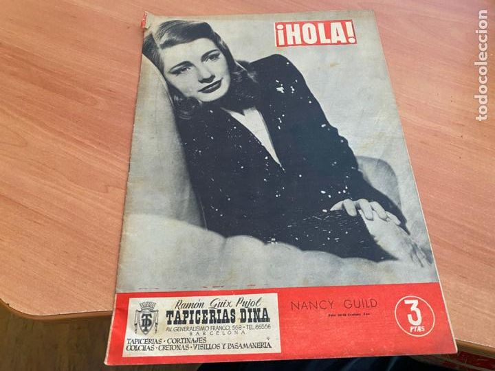 Collectionnisme de Magazine &iexcl;Hola!: HOLA N&ordm; 176, 10 ENERO 1948. PORTADA NANCY GUILD. GRAN GALA DEL LICEO. (AB-3)