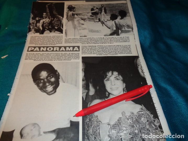 Colecionismo da Revista &iexcl;Hola!: RECORTE : LIZ TAYLOR, PREMIO PRINCIPE DE ASTURIAS. HOLA, JUNIO 1992(#)