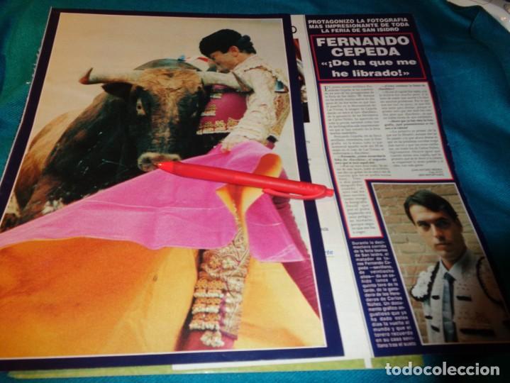 Colecionismo da Revista &iexcl;Hola!: RECORTE : FERNANDO CEPEDA, IMPRESIONANTE FOTO. HOLA, JUNIO 1992(#)