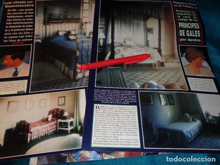 Colecionismo da Revista &iexcl;Hola!: RECORTE : 1&ordf; FOTOS DE LA CASA DE CAMPO DE LOS PRINCIPES DE GALES. HOLA, JUNIO 1992(#)