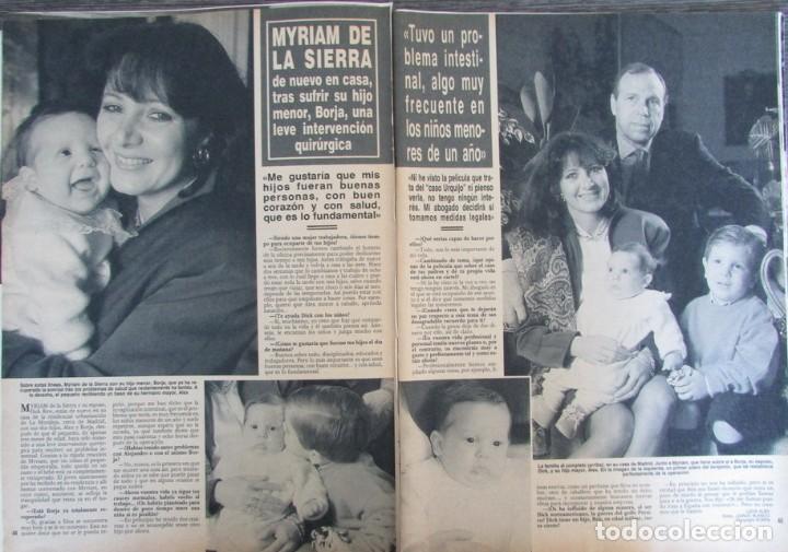 Colecionismo da Revista &iexcl;Hola!: RECORTE REVISTA HOLA N.&ordm; 2427 1991 MYRIAM DE LA SIERRA, DICK REW , BORJA REW DE LA SIERRA