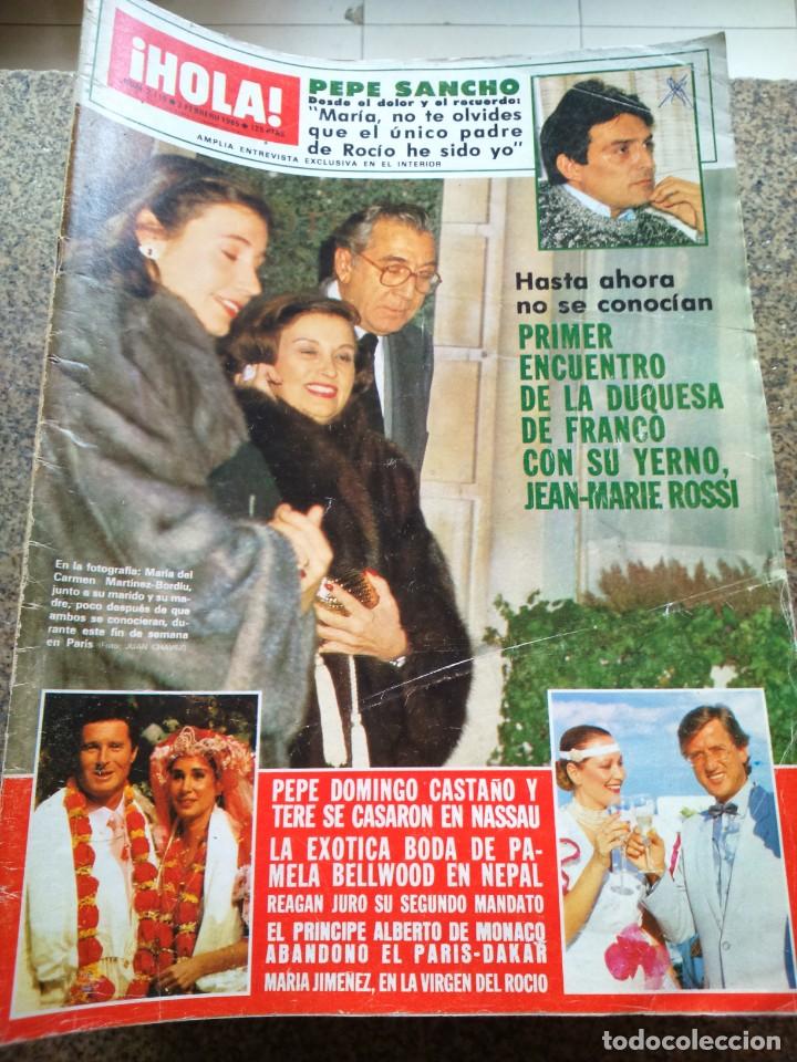 revista hola - nº 2110 -- 2 de febrero 1985 -- - Compra venta en  todocoleccion