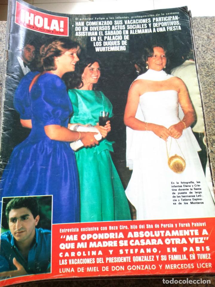 Collezionismo di Rivista &iexcl;Hola!: REVISTA HOLA - N&ordm; 2083 -- 28 DE JULIO 1984 -- EL PRINCIPE FELIPE Y LAS INFANTAS --