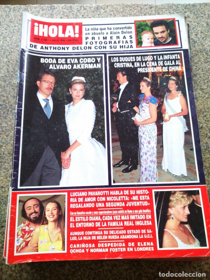 Colecionismo da Revista &iexcl;Hola!: REVISTA HOLA - N&ordm; 2708 -- 4 DE JULIO 1996 -- BODA DE EVA COBO Y ALVARO AKERMAN --