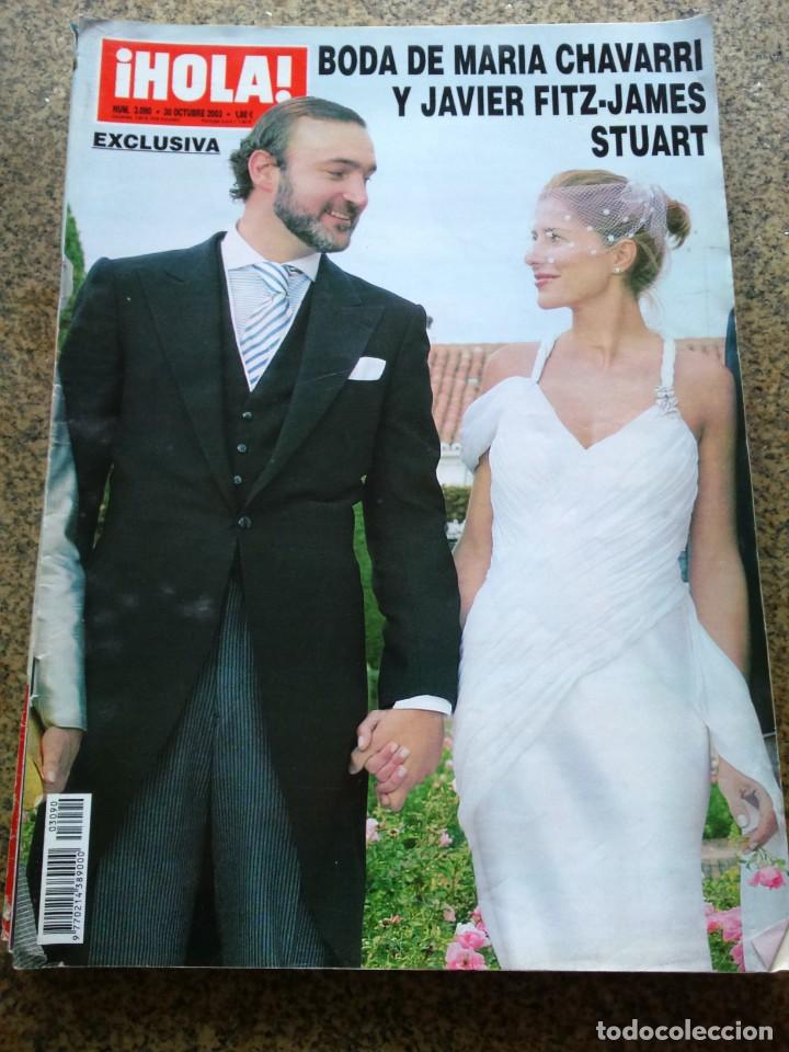 Coleccionismo de Revista Hola: REVISTA HOLA - N&ordm; 3090 -- 30 DE OCTUBRE 2003 -- BODA DE MARIA CHAVARRI Y JAVIER JAMES STUART -