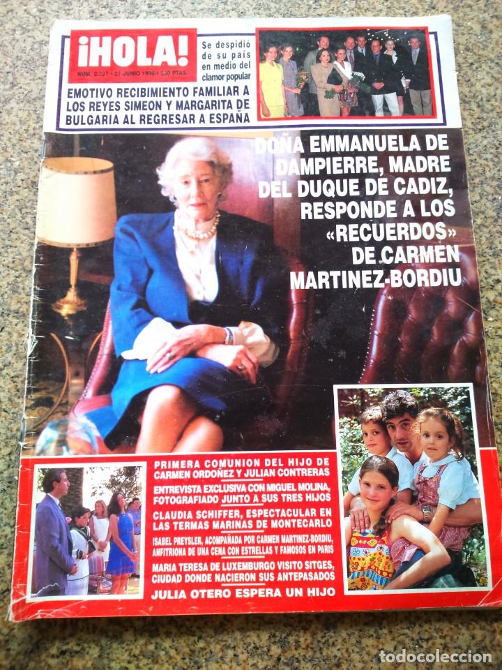Sammeln von Zeitschriften &iexcl;Hola!: REVISTA HOLA - N&ordm; 2707 - 27 DE JUNIO 1996 -- EMMANUELA DE DAMPIERRE --