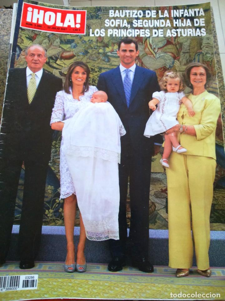 Collezionismo di Rivista &iexcl;Hola!: REVISTA HOLA - N&ordm; 3286 -- A&Ntilde;O 2007 -- BAUTIZO DE LA INFANTA SOFIA --