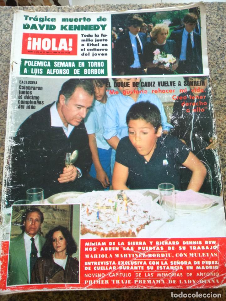 Sammeln von Zeitschriften &iexcl;Hola!: REVISTA HOLA - N&ordm; 2072 -- A&Ntilde;O 1984 -- MUERTE DE DAVID KENNEDY / EL DUQUE DE CADIZ --