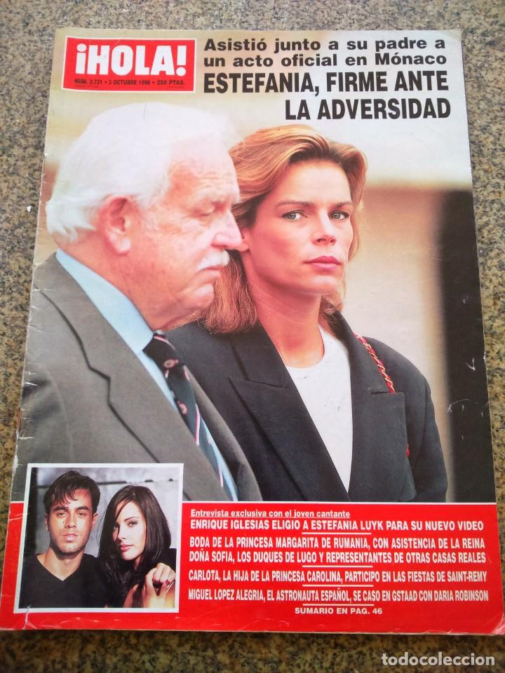 Sammeln von Zeitschriften &iexcl;Hola!: REVISTA HOLA - N&ordm; 2721 -- A&Ntilde;O 1996 -- ESTEFANIA DE MONACO FIRME ANTE LA ADVERSIDAD --