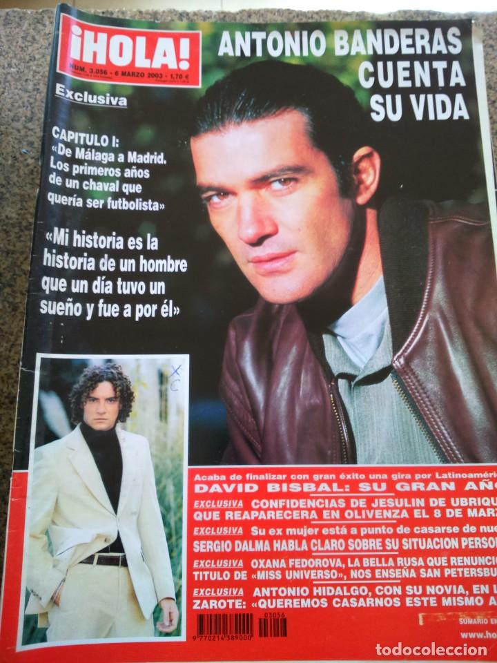 Collectionnisme de Magazine &iexcl;Hola!: REVISTA HOLA - N&ordm; 3056 -- A&Ntilde;O 2003 -- ANTONIO BANDERAS CUENTA SU VIDA --