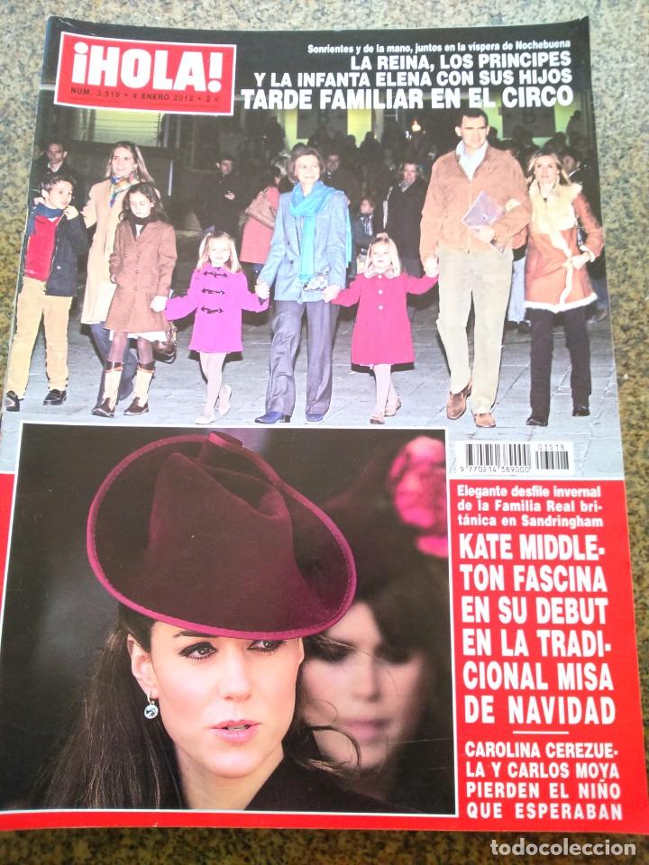 Collezionismo di Rivista &iexcl;Hola!: REVISTA HOLA - N&ordm; 3518 -- A&Ntilde;O 2012 -- LA REINA Y LOS PRINCIPES EN EL CIRCO / KATE MIDDLETON --