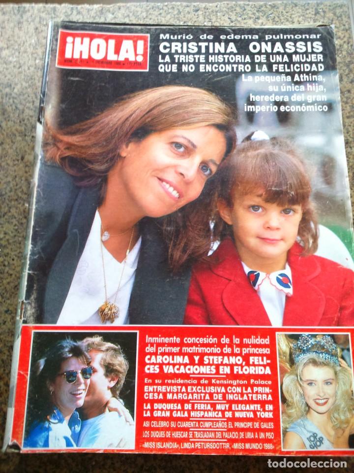 Colecionismo da Revista &iexcl;Hola!: REVISTA HOLA - N&ordm; 2311 -- A&Ntilde;O 1988 -- MURIO CRISTINA ONASSIS --