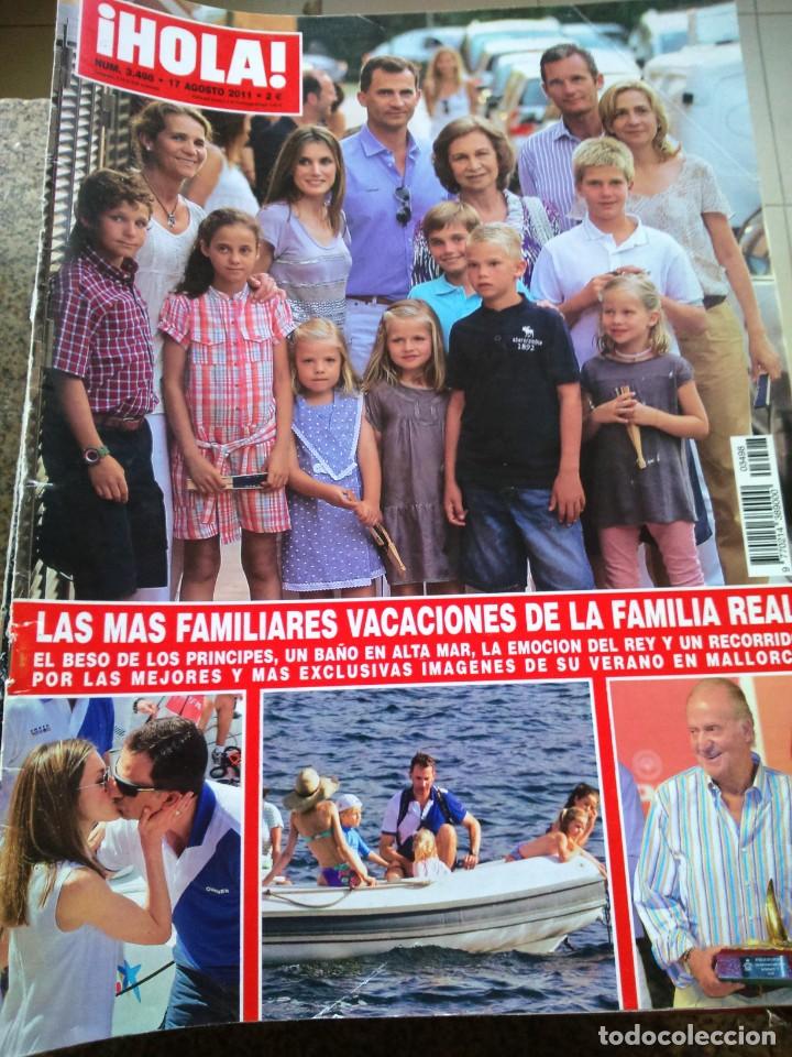 Colecionismo da Revista &iexcl;Hola!: REVISTA HOLA - N&ordm; 3498 -- A&Ntilde;O 2011 -- VACACIONES DE LA FAMILIA REAL --