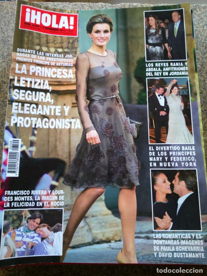 Collezionismo di Rivista &iexcl;Hola!: REVISTA HOLA - N&ordm; 3509 -- A&Ntilde;O 2011 -- LA PRINCESA LETIZIA, SEGURA Y ELEGANTE --