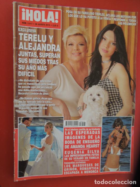 Collectionnisme de Magazine &iexcl;Hola!: HOLA REVISTA N&ordm; 3917- 08-2019- TERELU Y ALEJANDRA. BODA DE AMANDA HEARST.-EUGENIA SILVA.