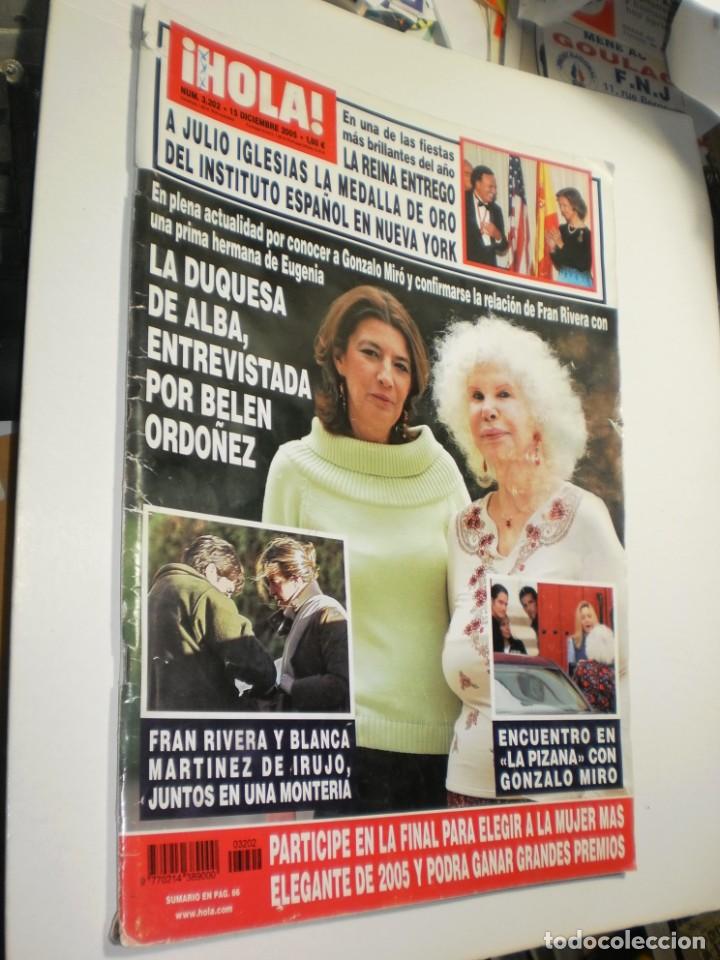 Collectionnisme de Magazine &iexcl;Hola!: hola 3202 15 diciembre 2005 (estado normal, leer)