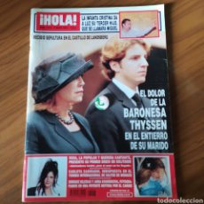 Coleccionismo de Revista Hola: REVISTA HOLA N. 3013 9 MAYO 2002 BARONESA THYSSEN, INFANTA CRISTINA, ROSA, CARLOTA CASIRAGHI. Lote 286490533