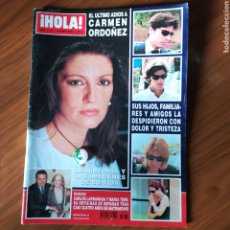 Coleccionismo de Revista Hola: REVISTA HOLA N. 3131 5 AGOSTO 2004 EL ÚLTIMO ADIÓS A CARMEN ORDÓÑEZ. Lote 286498983